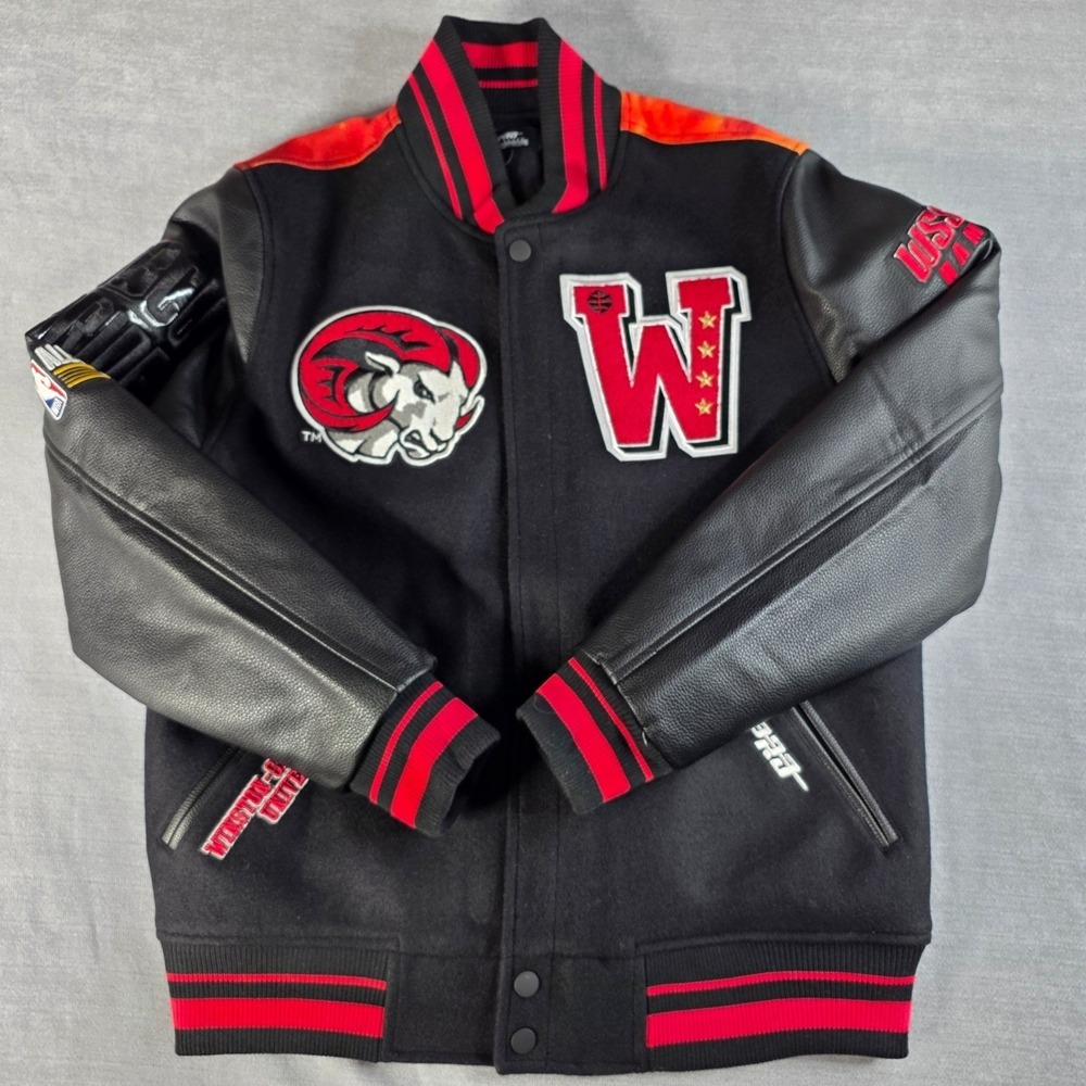 Pro Standard Winston-Salem State NBA HBCU Classic 2024 Varsity Jacket Mens L NEW